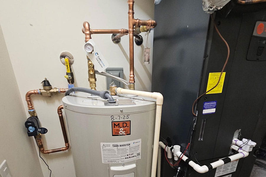 Ongoing water heater replacement and installation
