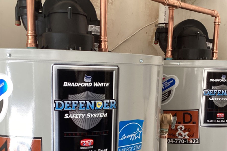 Water heater replacement & installation services