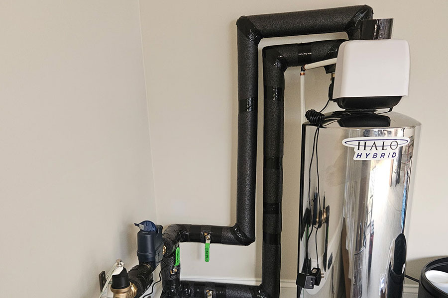 Water softener installation service