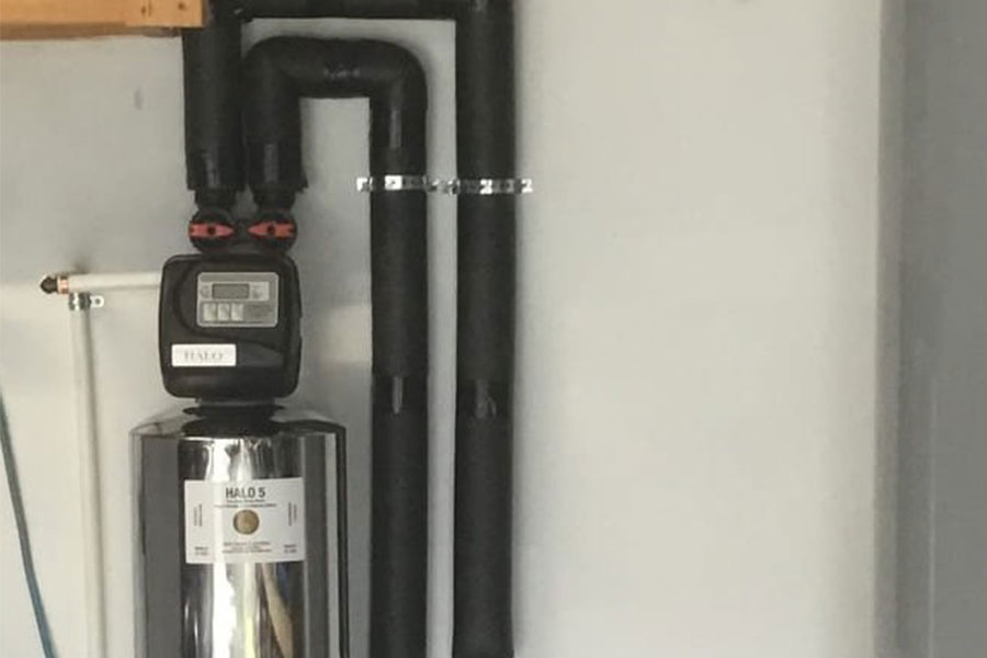 Water softener installation